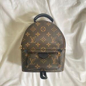 Authentic Louis Vuitton Palm Springs Mini Backpack